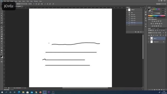 How to draw straight lines in photoshop basic digital art tutorial смотреть онлайн