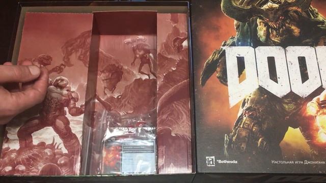 DOOM настольная игра | Распаковка настольной игры ДУМ смотреть онлайн