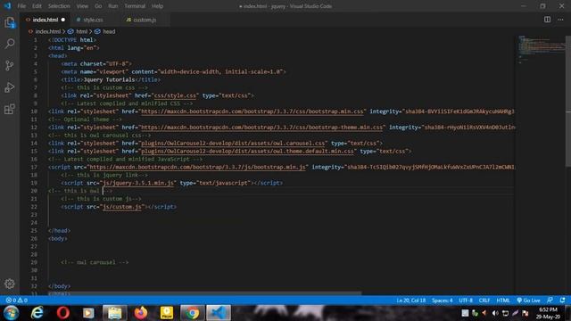 HOW TO CREATE OWL CAROUSEL USING JQUERY (2020) | OWL CAROUSEL IN YOUR WEBSITE | OWL CAROUSEL PLUGIN смотреть онлайн