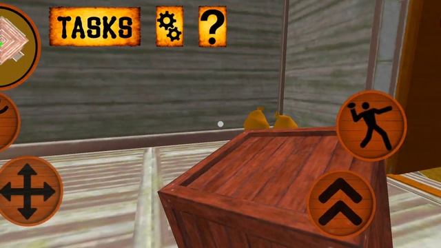 Cat Cowboy Cartoon Neighbor Escape - Level 1 - Gameplay смотреть онлайн