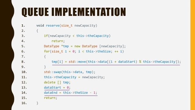 Data Structures Module 3 Queue and Stack Part 4 (Queue implementation) смотреть онлайн