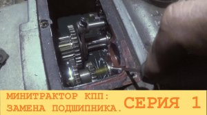 2024 Июнь. СИНТАЙ XT-244. Ремонт КПП: замена подшипника вала. Серия 1.