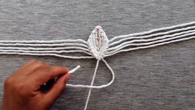 DIY como hacer una FLOR en MACRAME (paso a paso) | DIY Macrame Flower Tutorial (step by step) смотреть онлайн