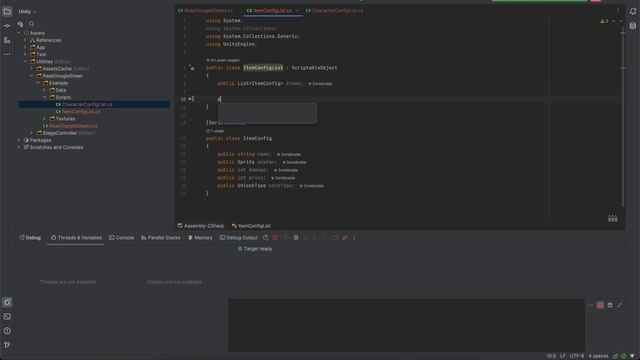 Unity Read GoogleSheets (Read data from GoogleSheets) смотреть онлайн
