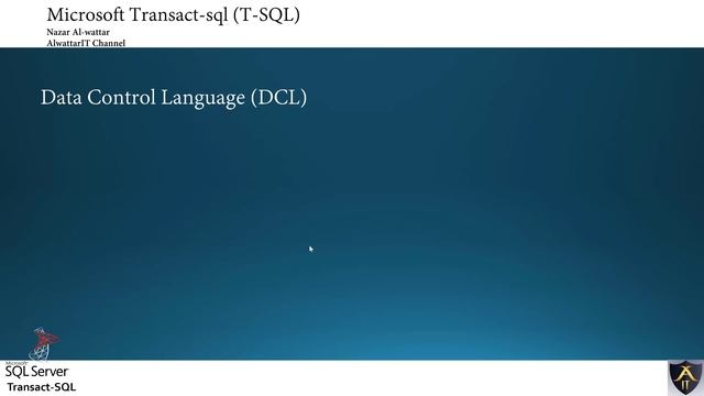 6 Data Control Language أيعازات السيطرة على البينات смотреть онлайн