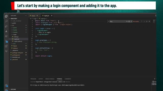 edupro hub #4 - working with Bootstrap, React and SASS - part 3 | Creating react components смотреть онлайн