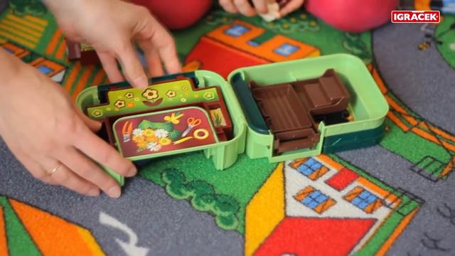 Игровой набор детская комната с фигуркой девочкой в чемоданчике EFKO смотреть онлайн