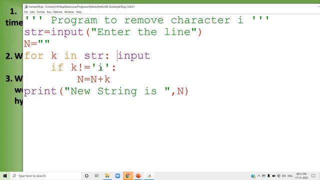 CS11 Chapter 06 Strings in Python Video 10 String Program 5 смотреть онлайн