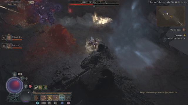 PS5 - Diablo 4 Beta Gang Gang Lilith's Lament Boss Fight смотреть онлайн