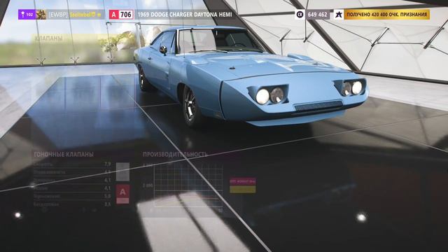 Forza Horizon 5 Tuning 1969 Dodge Charger Daytona Hemi Drift RWD смотреть онлайн