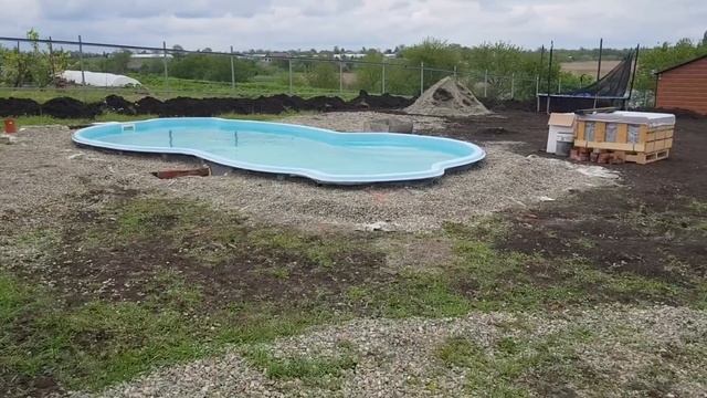 Композитный бассейн. Часть 2 #бассейн #базаотдыха #базаотдыхаплатнировская