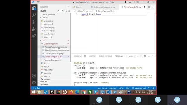Class 3 react if Statement Props смотреть онлайн