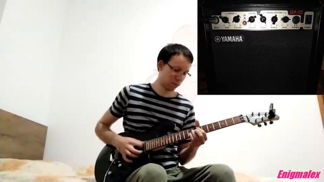Yamaha GA-15 Guitar Amp - Yamaha RGX420DZII Guitar Improvisation смотреть онлайн