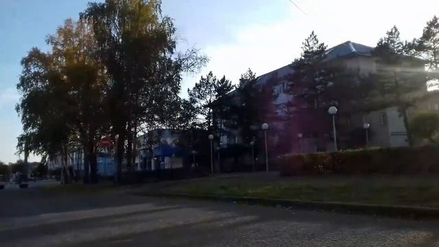 ул. Советская. Белово. Октябрь. Затишье перед зимой. Кемеровская область. смотреть онлайн