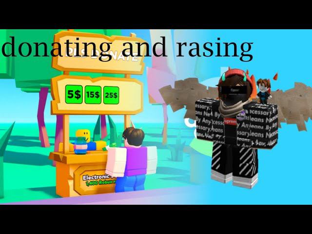 LIVE Pls Donate give Robux to subscribers смотреть онлайн