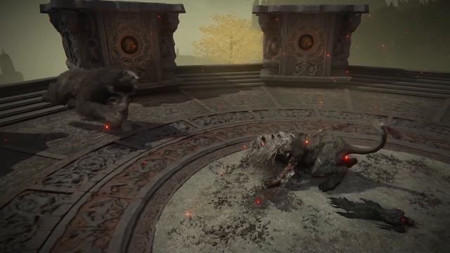 Runebear [BOSS] vs Lion Guardian [From Stormveil] | Elden Ring NPC Battle #7 смотреть онлайн