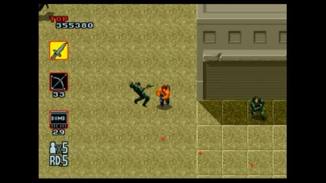 Sega Mega Drive 2 (Smd) 16-bit Rambo 3 Mission 5 Penetrate The Fortress