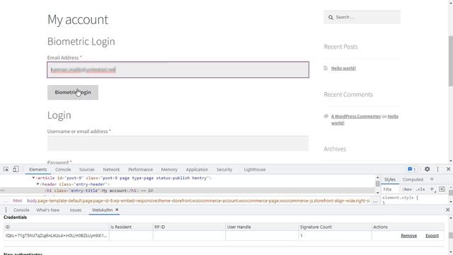 Biometric Login for WooCommerce смотреть онлайн