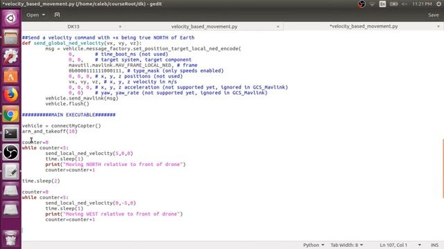 Write a Python Dronekit Script to Control a Simulated Drone смотреть онлайн