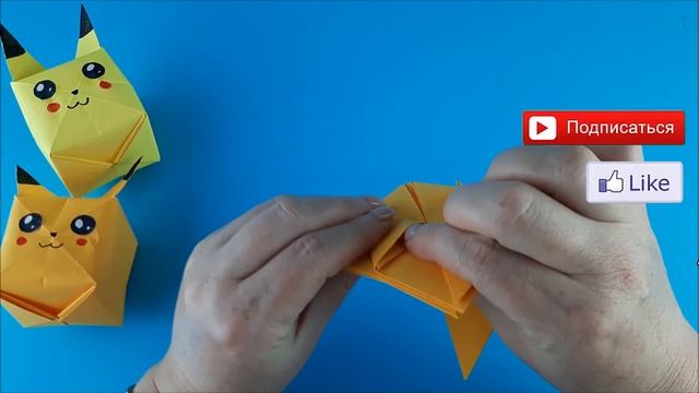 Origami pikachu /Origami pokemon / Origami pikachu tutorial смотреть онлайн