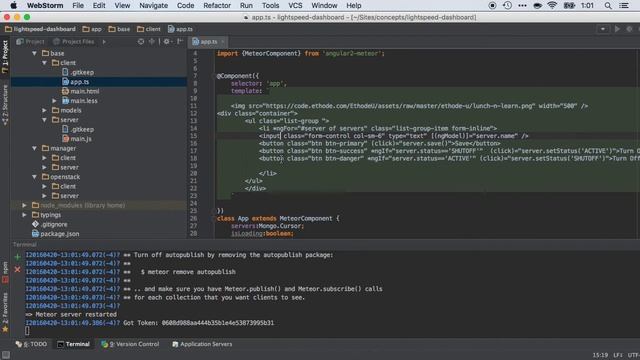 MeteorJS with Angular 2.0 смотреть онлайн