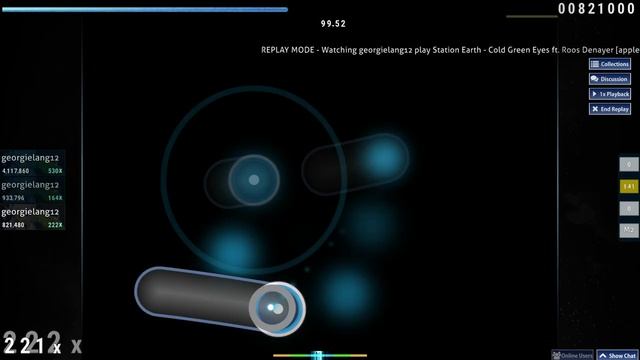 osu! - Station Earth Cold Green Eyes (FC - 4.29*) смотреть онлайн