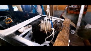 Как снять мотор ваз 2107 , ваз 2106, ваз2104 одному без помощи , снять мотор одному жигули