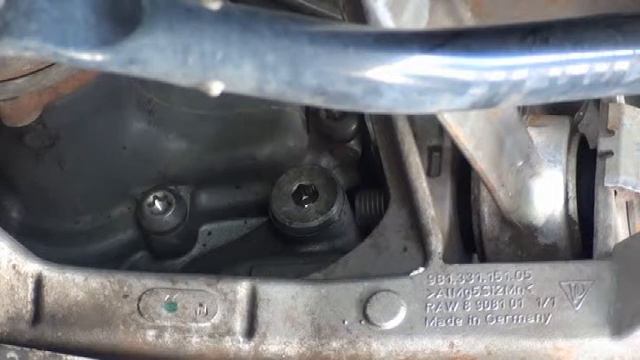 Porsche 981 Boxster PDK Oil Change Information
