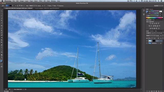 Adobe Photoshop CS6 - Sky Replacement Tutorial смотреть онлайн