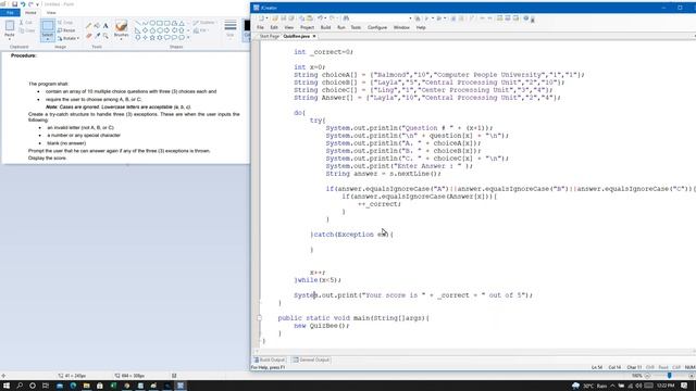JAVA | QUIZ BEE смотреть онлайн