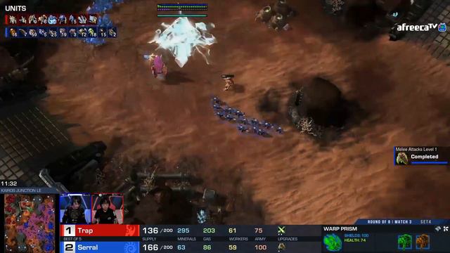 HERO IMMORTAL - Serral vs. Trap - Starcraft 2: GSL vs the World смотреть онлайн