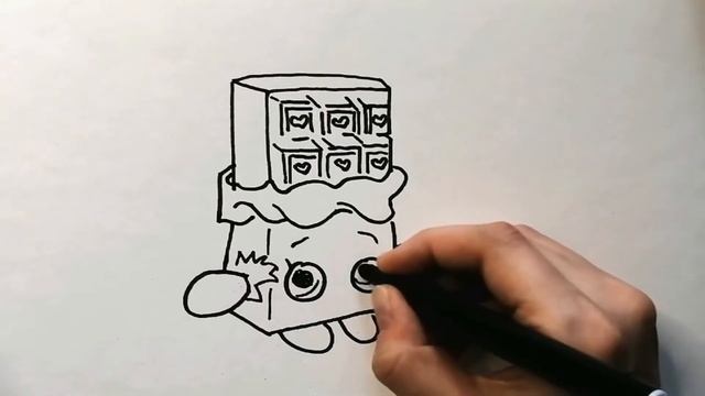 Как нарисовать ШОКОЛАДКУ каваи / Рисуем KAWAII ШОКОЛАДКУ / How to draw a cute chocolate смотреть онлайн