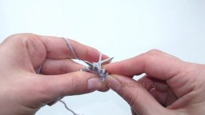 Ажурный узор спицами для мохера. Воздушный узор для палантина и пляжной туники