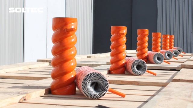 Партия шнековых пар SOLTEC ® D6-3 для дилера из Германии