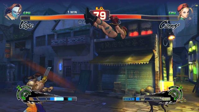 Classic Vega vs Cammy (Hardest ) Street Fighter 4. смотреть онлайн