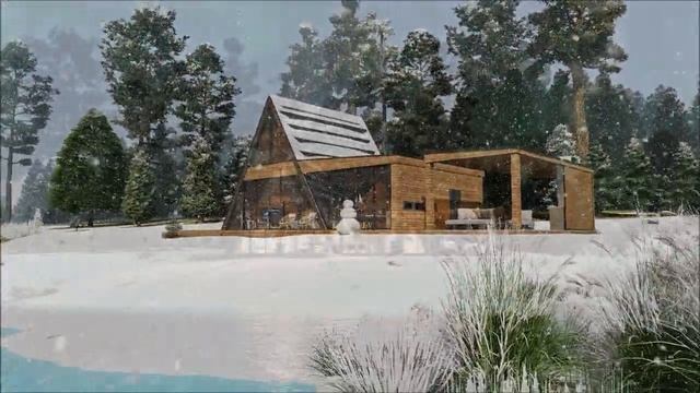 A-frame House IVANA & Outdoor Kitchen DINO смотреть онлайн