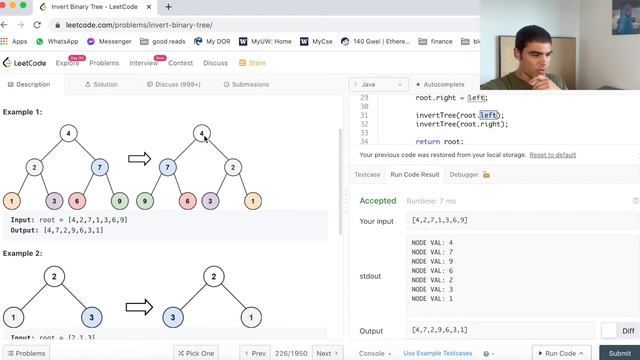 LEETCODE FOR DUMMIES - INVERT BINARY TREE ? (In Java!) смотреть онлайн