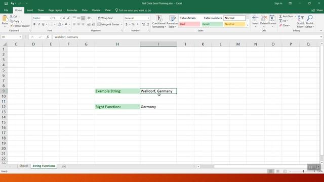 MS Excel Tutorial for Beginners : String Functions - Right смотреть онлайн