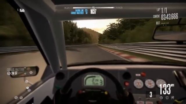 Need for Speed Nordschleife 7 38 Initial D Toyota Corolla GTS AE86 смотреть онлайн