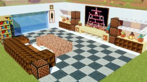 ДИЗАЙН ГОСТИНОЙ В МАЙНКРАФТ БЕЗ МОДОВ!