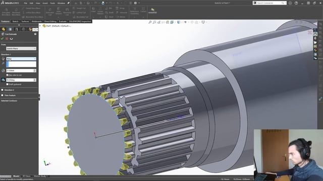 Solidworks Bevel Gear Drives Time-Lapse смотреть онлайн