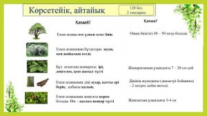 4 сынып. Емен ағашы. Т2