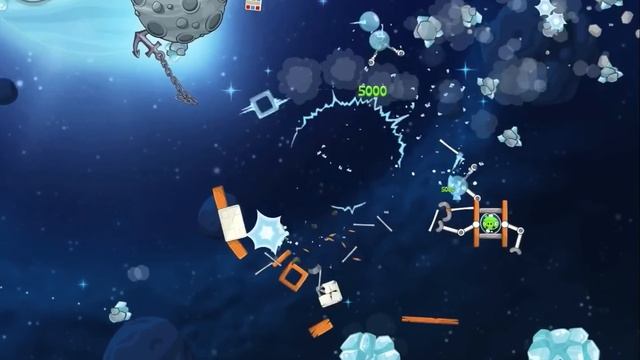 Angry Birds Space S-20 Beak Impact Bonus Level Walkthrough смотреть онлайн