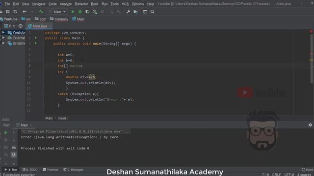 Java 16 - Java Exception Handling in Sinhala смотреть онлайн