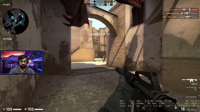 ?LIVE - CSGO Masti With Friends | 18+ | 1440p | GJ4Warrior Live #184 смотреть онлайн