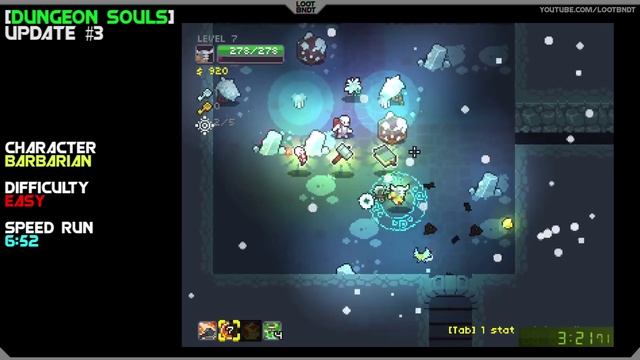 Dungeon souls Barbarian speedrun [Easy] смотреть онлайн