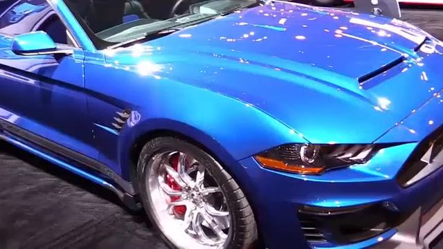 2018 Ford Mustang Shelby Super Snake Concept Exterior Walkaround 2017 SEMA Las Vegas смотреть онлайн