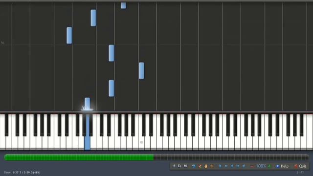 Bleach OST Compassion piano tutorial смотреть онлайн