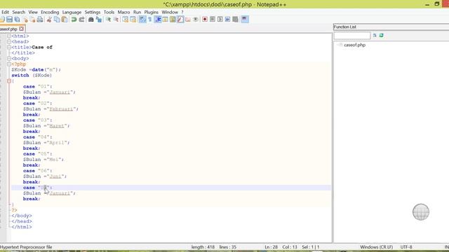 contoh program switch case dalam php смотреть онлайн