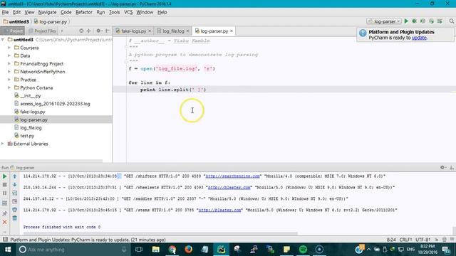Log Parsing смотреть онлайн